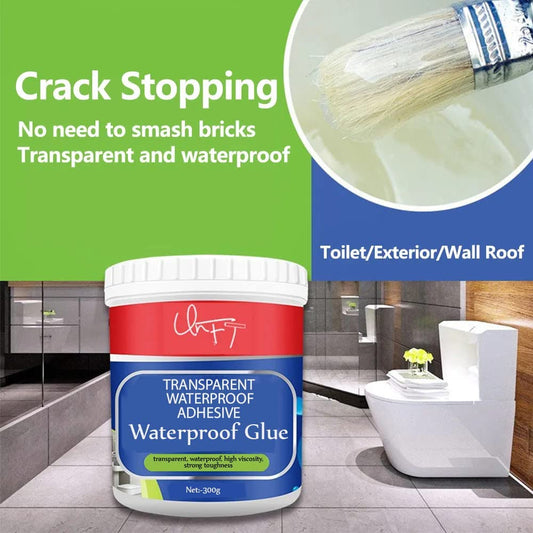 Transparent Waterproof Glue 300gm ( Brush Free )