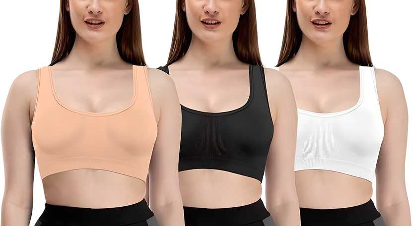 😍Women Cotton Non Padded Non-Wired  AIR BRA😍 [ 🔥BUY 1 GET 2 FREE]