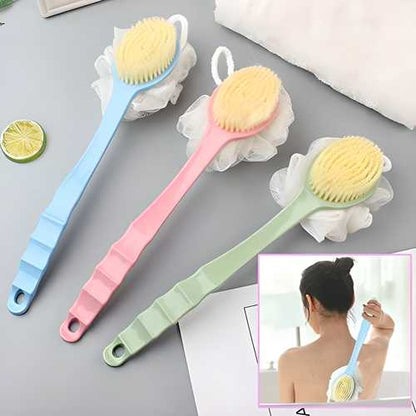 Arcreactor Zone 2 IN 1 loofah with handle, Bath Brush