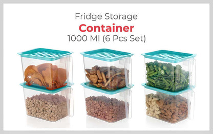 Unbreakable kitchen storage Basket - 1000 ml (Pack of 6)